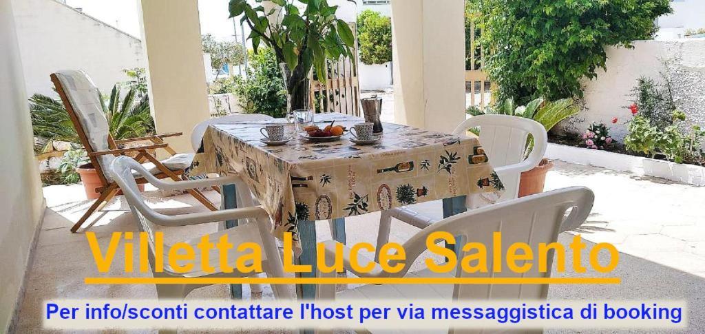 Villetta Luce Salento 마리나 디 페스콜루스 외부 사진